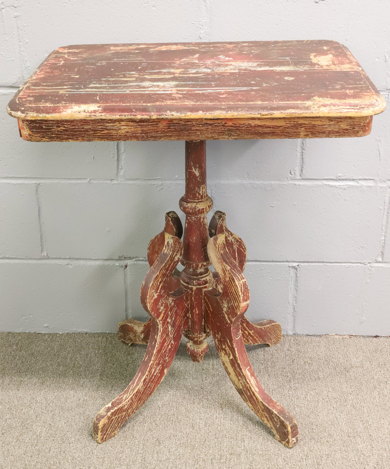 PAINTED VICTORIAN TABLE (1 of 3)