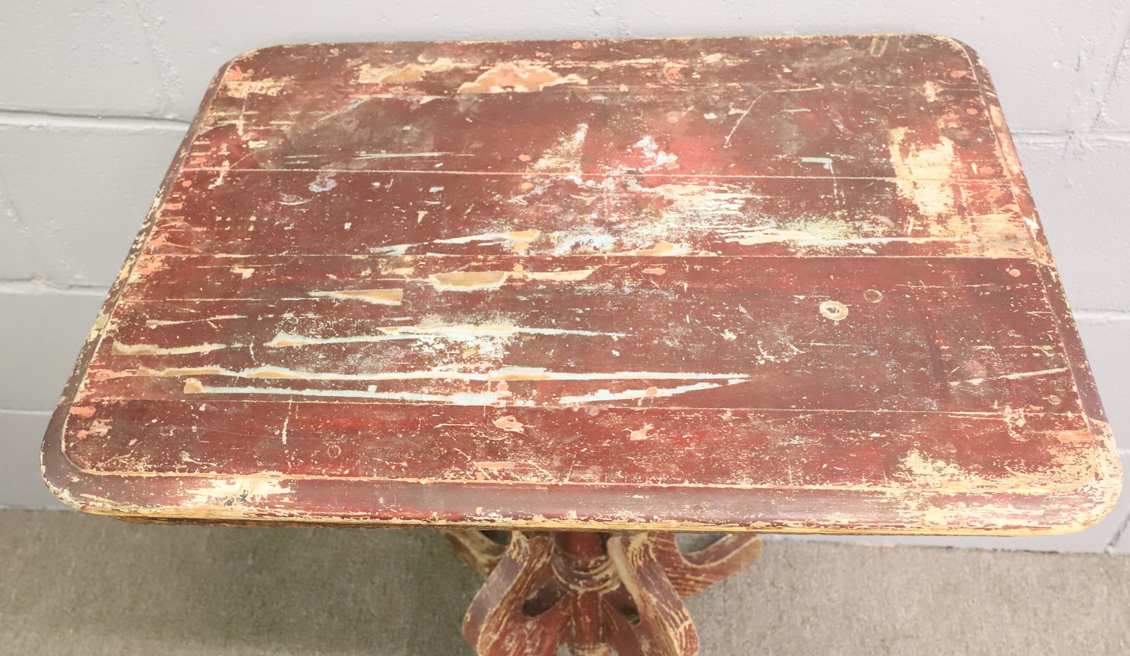 PAINTED VICTORIAN TABLE - 2