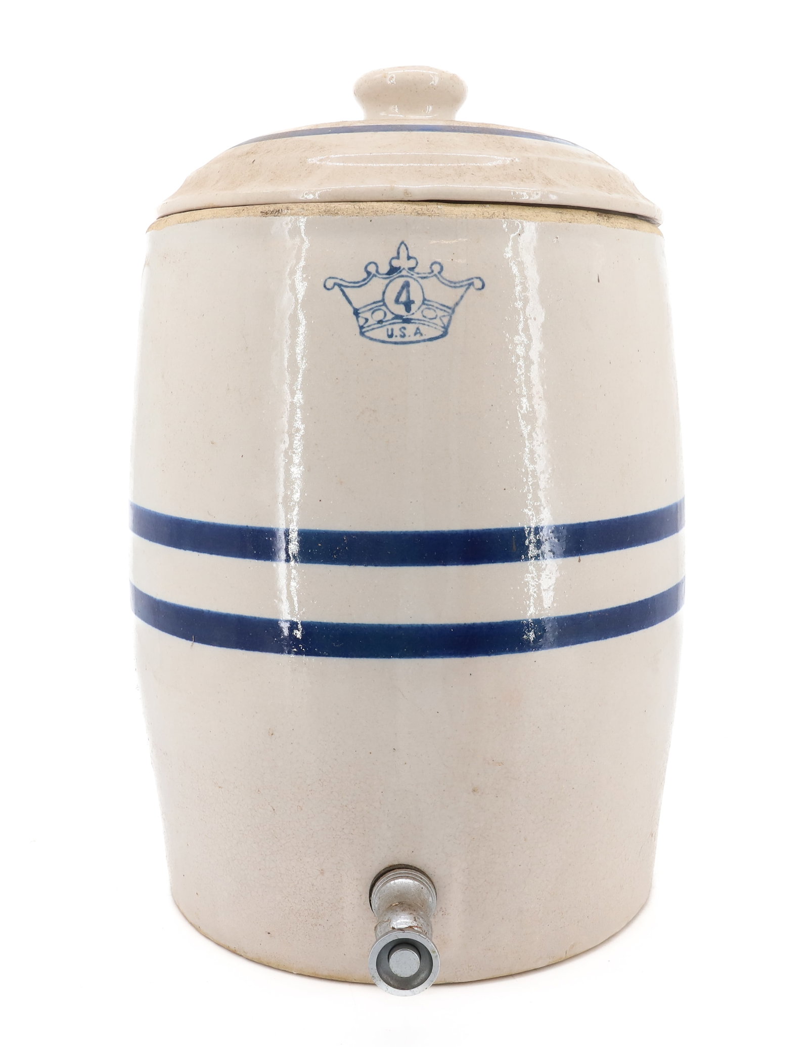 4-GALLON STONEWARE WATER COOLER (1 of 8)
