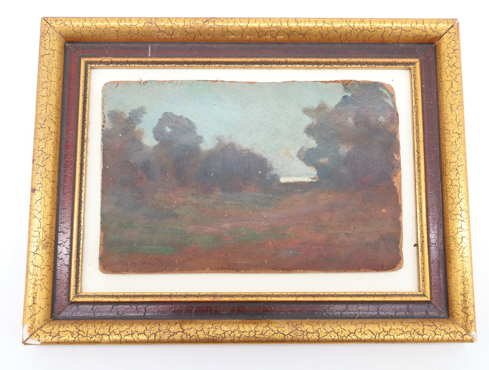VINTAGE FRAMED LANDSCAPE PAINTING (1 of 5)