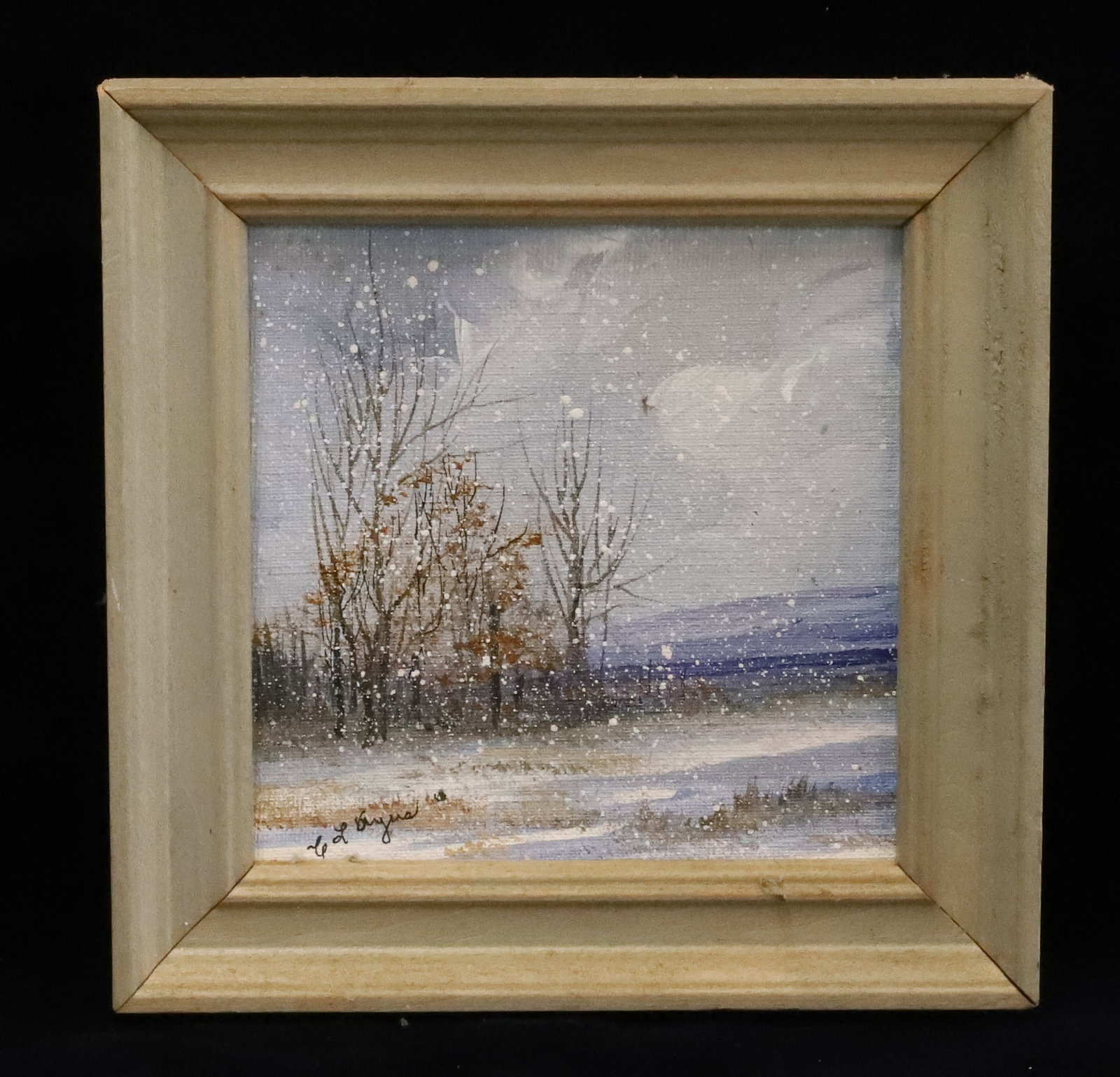 CAROL LEE AYERS, OIL ON BOARD (1 of 4)