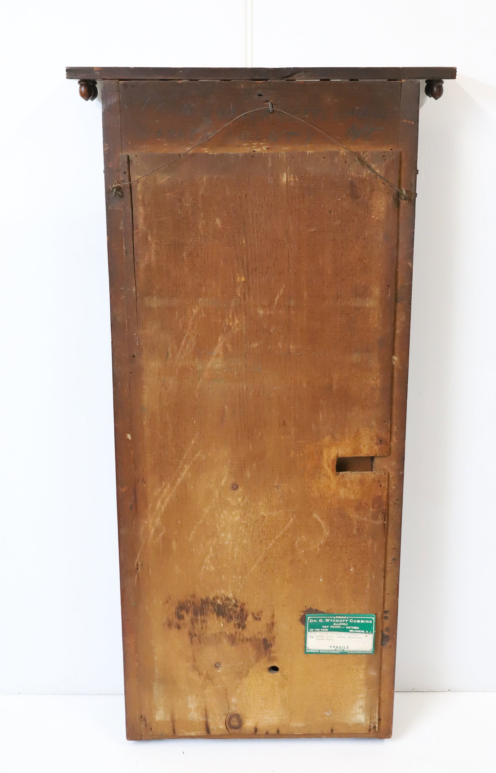 19TH C. REVERSE PAINTED MIRROR - 6