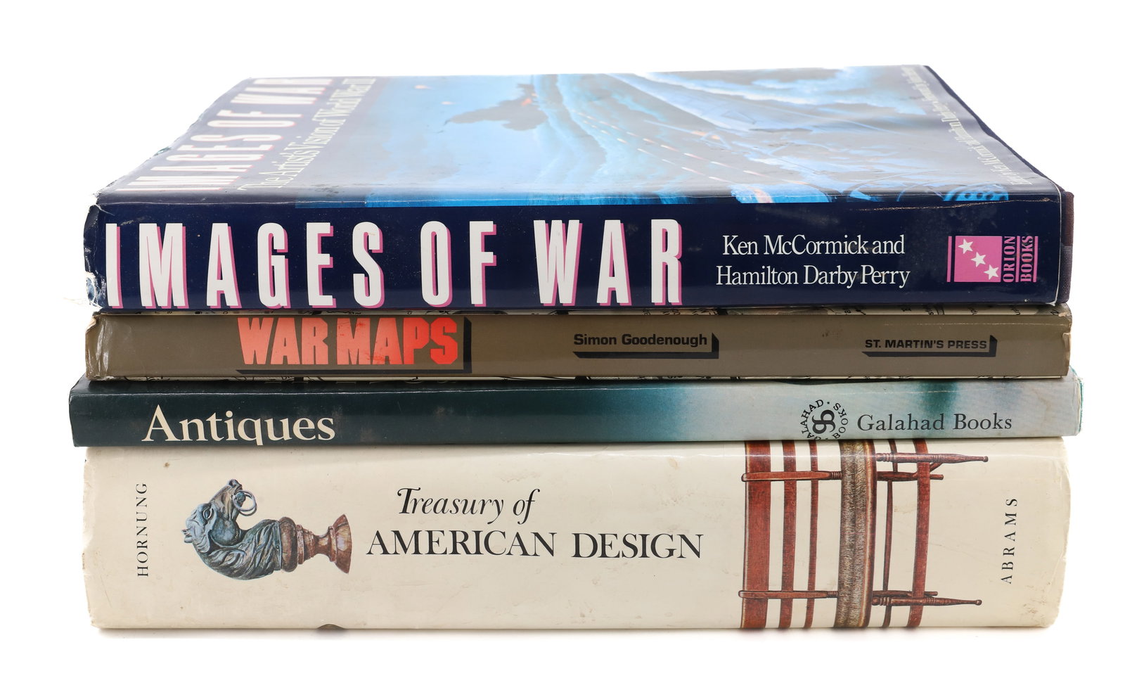 LOT OF ANTIQUES / WAR BOOKS (1 of 2)