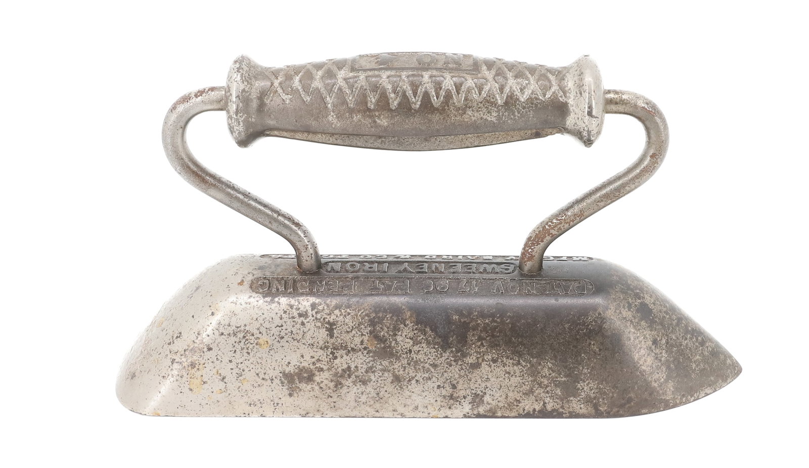 GENEVA SWEENEY IRON #4: MFG. BY: BAIRD & CO. 7" L. PLEASE READ CAREFULLY - ITEMS MUST BE PAID FOR THROUGH LIVE AUCTIONEERS OR WITH CASH OR CHECK IN PERSON - Terms for Purchasing and Shipping of Auction Items. Please read