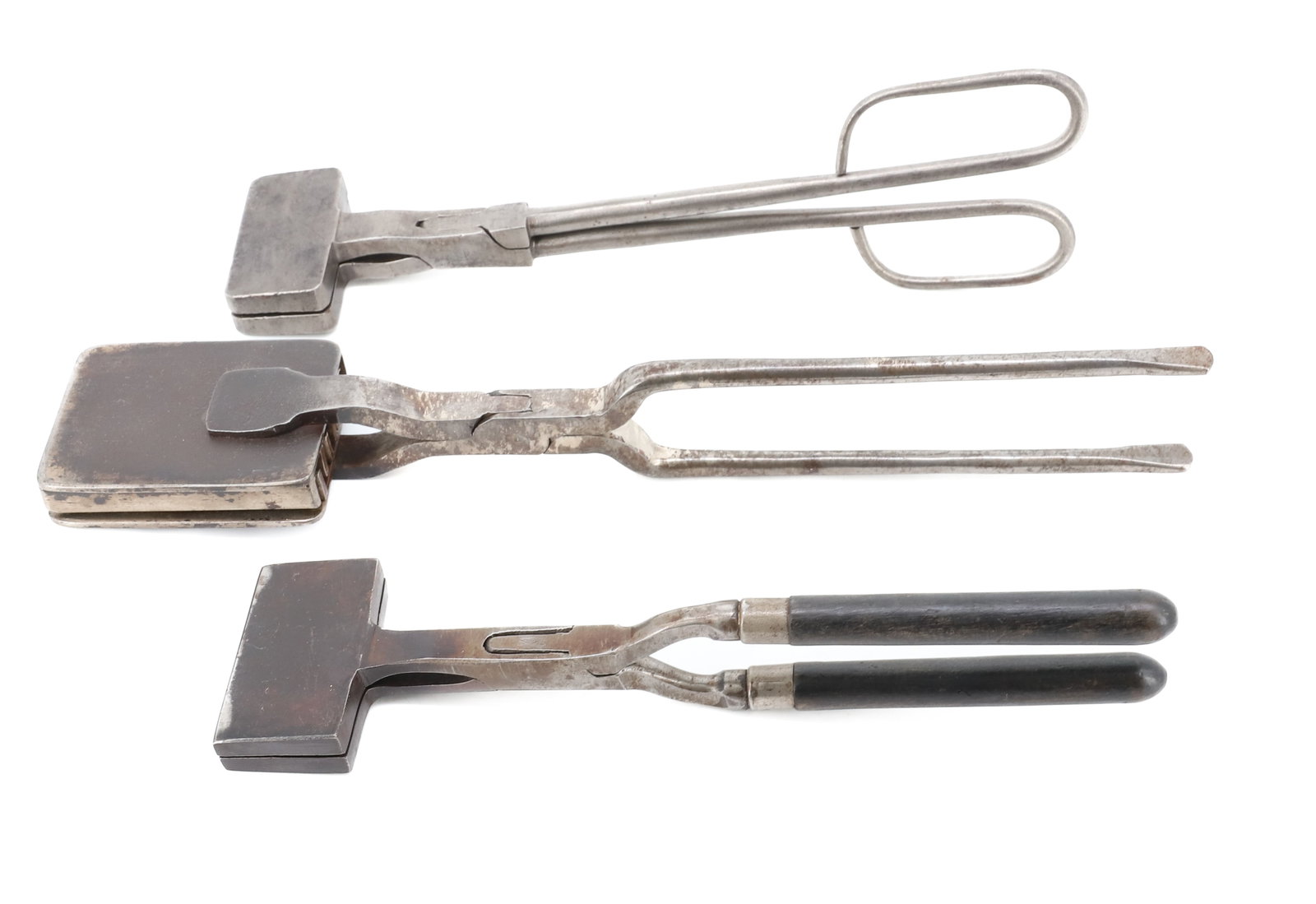 (3) FLAT / FLUTING IRONS