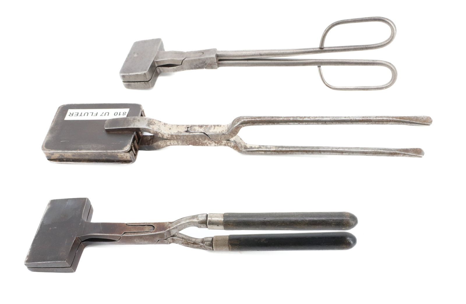 (3) FLAT / FLUTING IRONS - 2