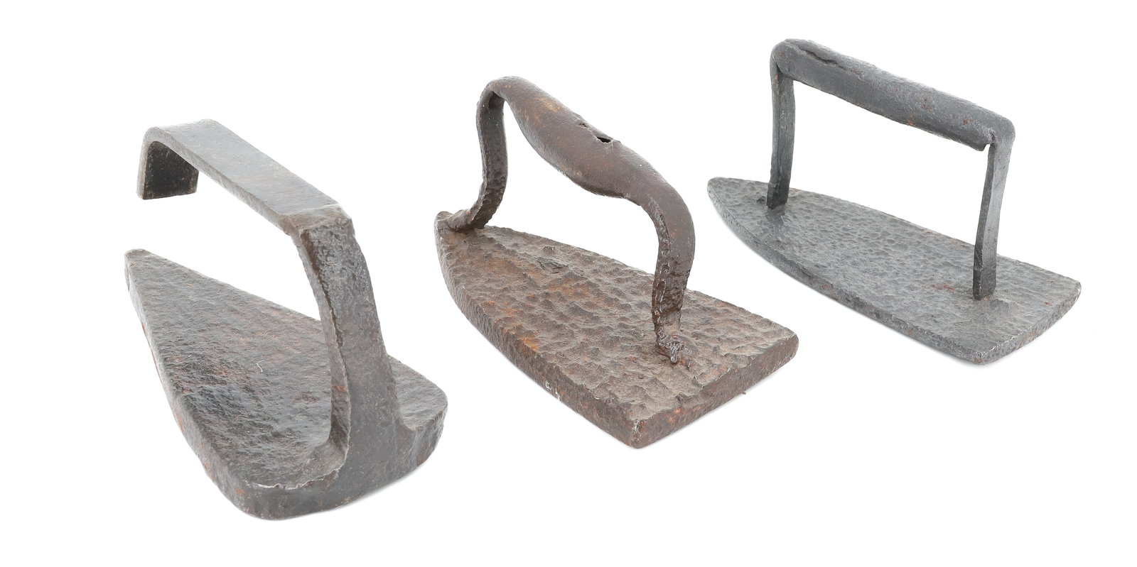 (3) HANDMADE PRIMITIVE IRONS - 2