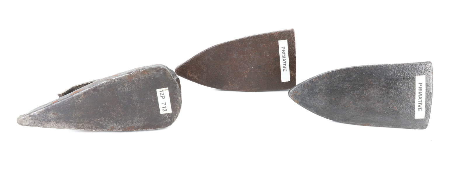 (3) HANDMADE PRIMITIVE IRONS - 3