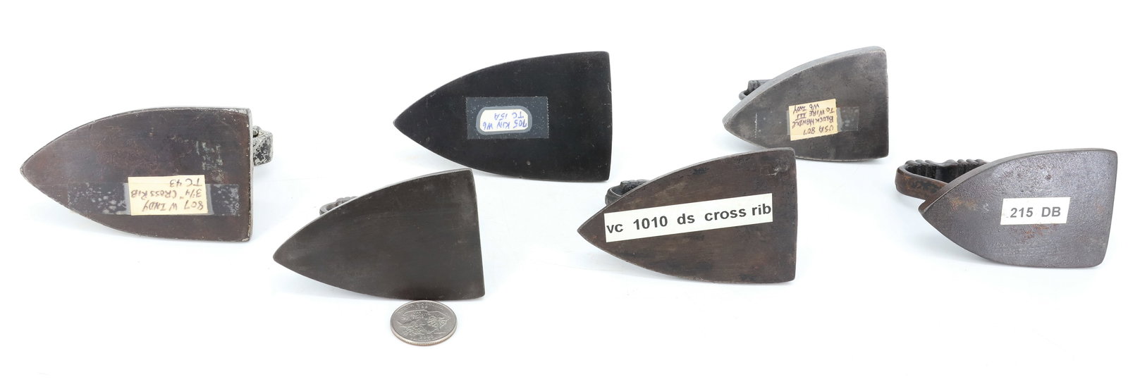 (6) SMALL SIZE FLAT IRONS - 4