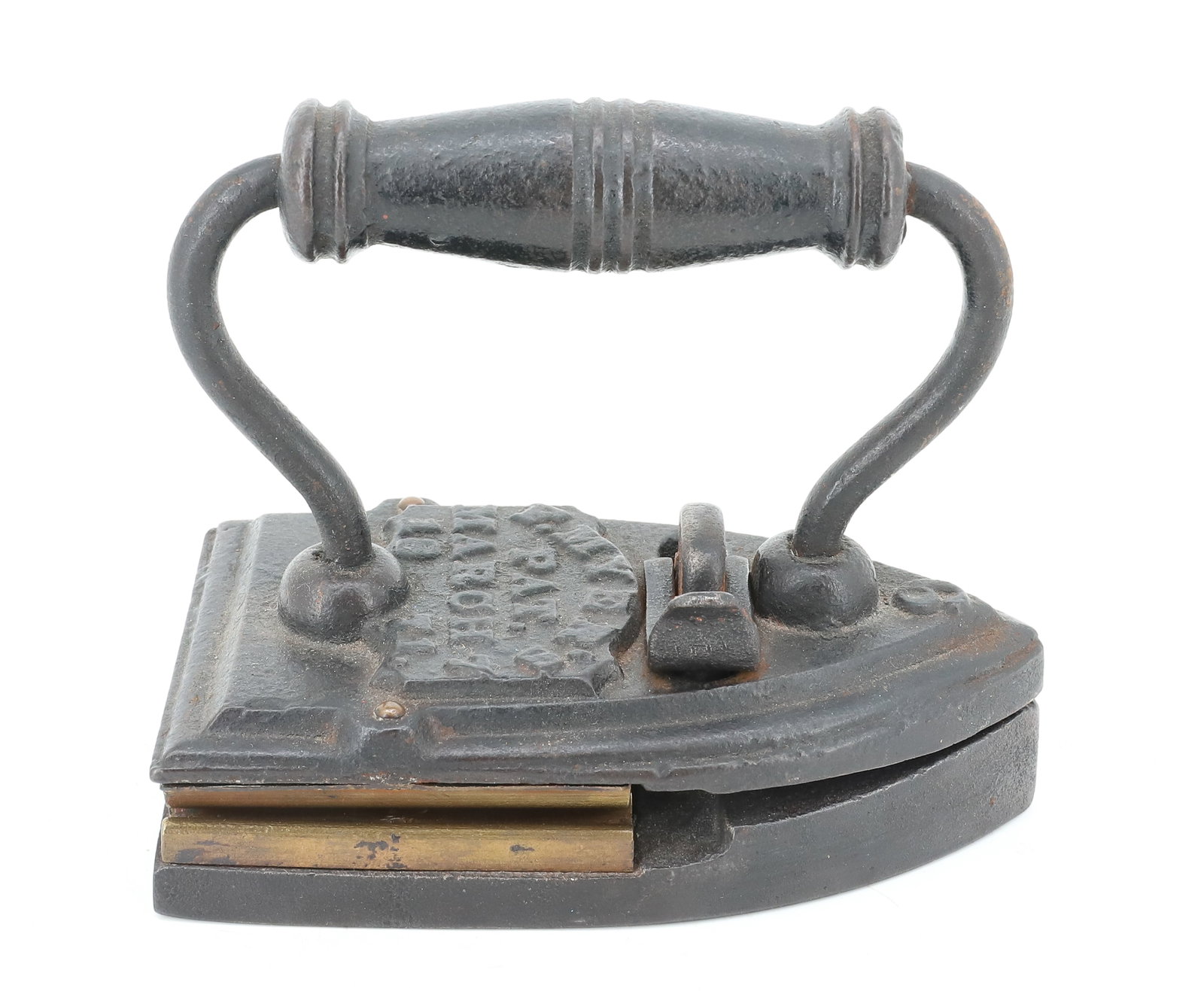 F. MYER'S PATENT COMBINATION IRON: PATENT MARCH 7, 1871. FLUTER / SMOOTHER. 5 3/4" L. PLEASE READ CAREFULLY - ITEMS MUST BE PAID FOR THROUGH LIVE AUCTIONEERS OR WITH CASH OR CHECK IN PERSON - Terms for Purchasing and Shipping of Auctio