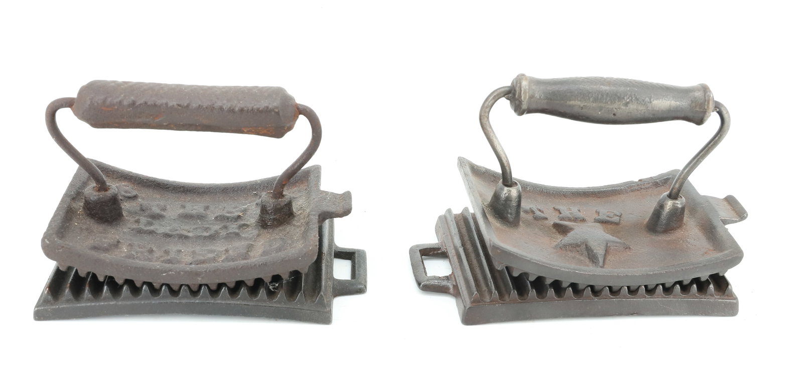 (2) HAND FLUTERS: INCLUDING: C.W. WHITFIELD, SYRACUSE, NY. AND "THE STAR". 5" LENGTH. PLEASE READ CAREFULLY - ITEMS MUST BE PAID FOR THROUGH LIVE AUCTIONEERS OR WITH CASH OR CHECK IN PERSON - Terms for Purchasing and S