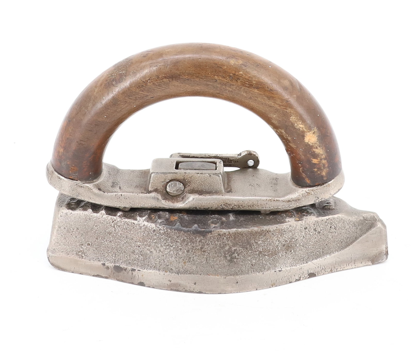 ANTIQUES FAWKES SAFETY LOCK IRON: PAT. OCT 6, 1903, WAUKEGAN, IL. 6 3/4" L. PLEASE READ CAREFULLY - ITEMS MUST BE PAID FOR THROUGH LIVE AUCTIONEERS OR WITH CASH OR CHECK IN PERSON - Terms for Purchasing and Shipping of Auction Items.