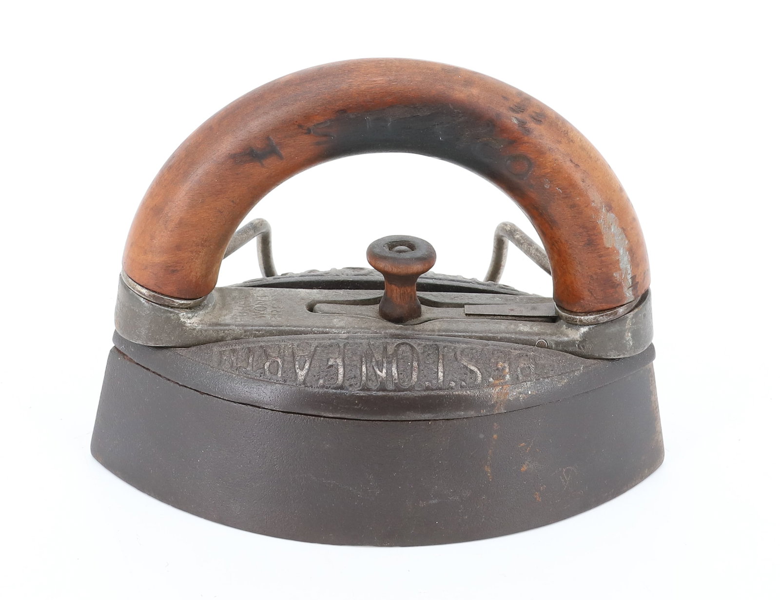 POTTS ANTIQUE REMOVABLE HANDLE IRON - 2