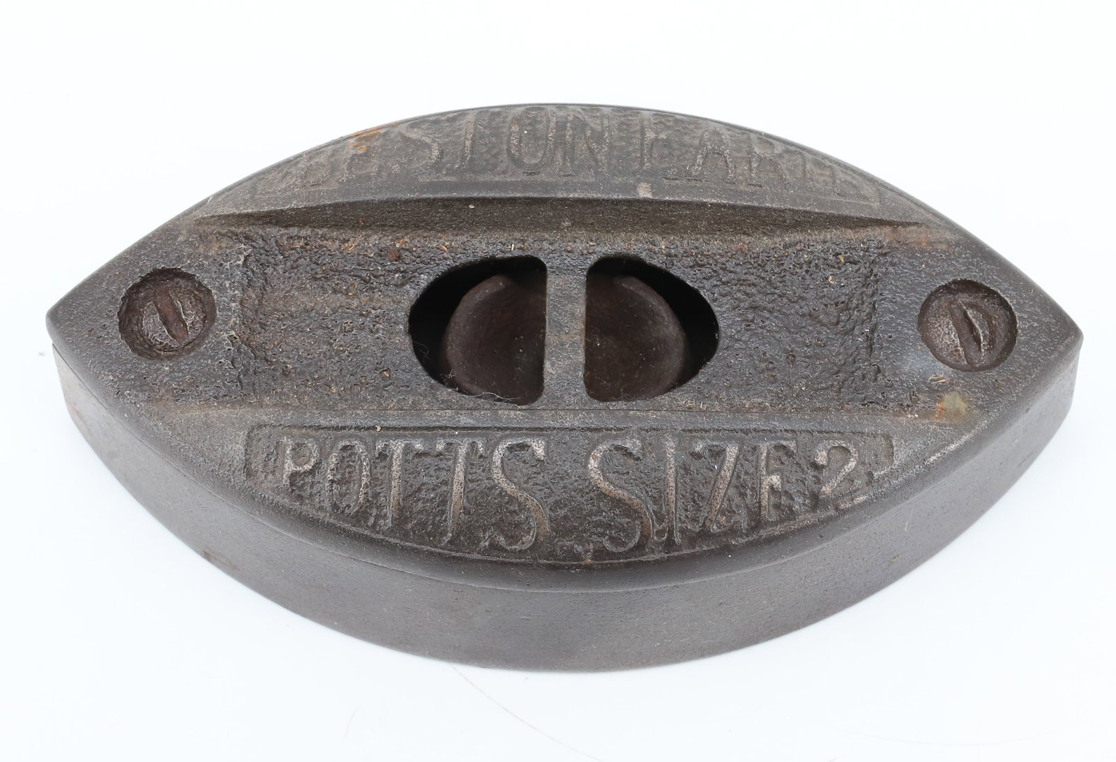 POTTS ANTIQUE REMOVABLE HANDLE IRON - 3