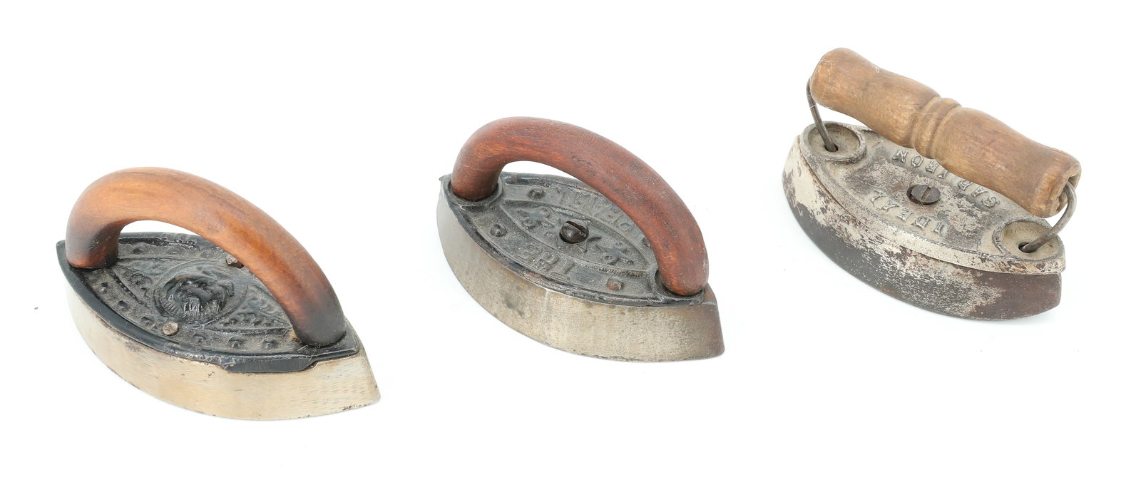 (3) SMALL SIZE DOUBLE POINT IRONS - 2