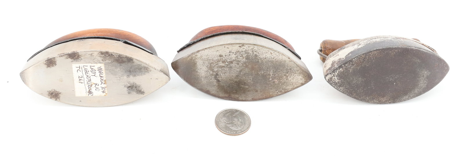(3) SMALL SIZE DOUBLE POINT IRONS - 3