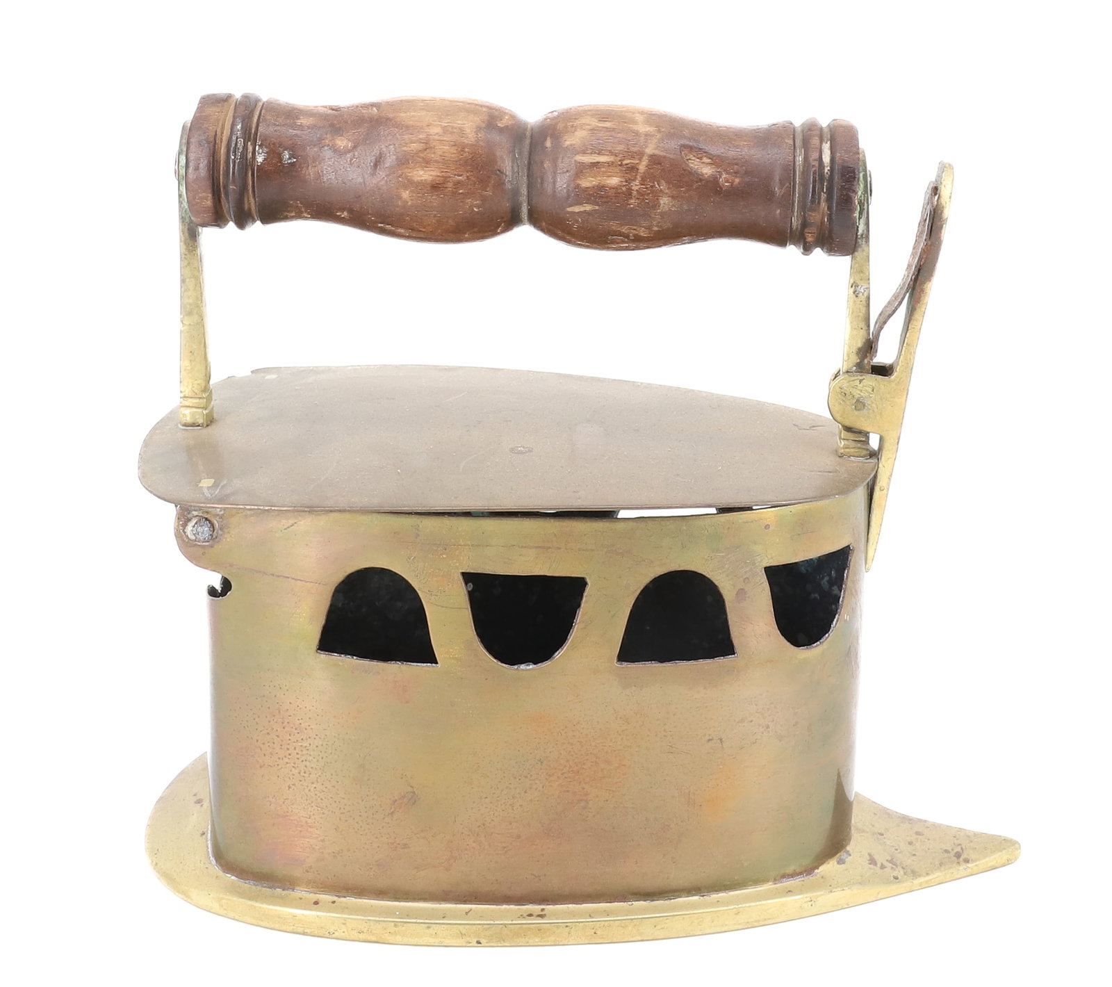 BRASS CHARCOAL IRON (1 of 6)