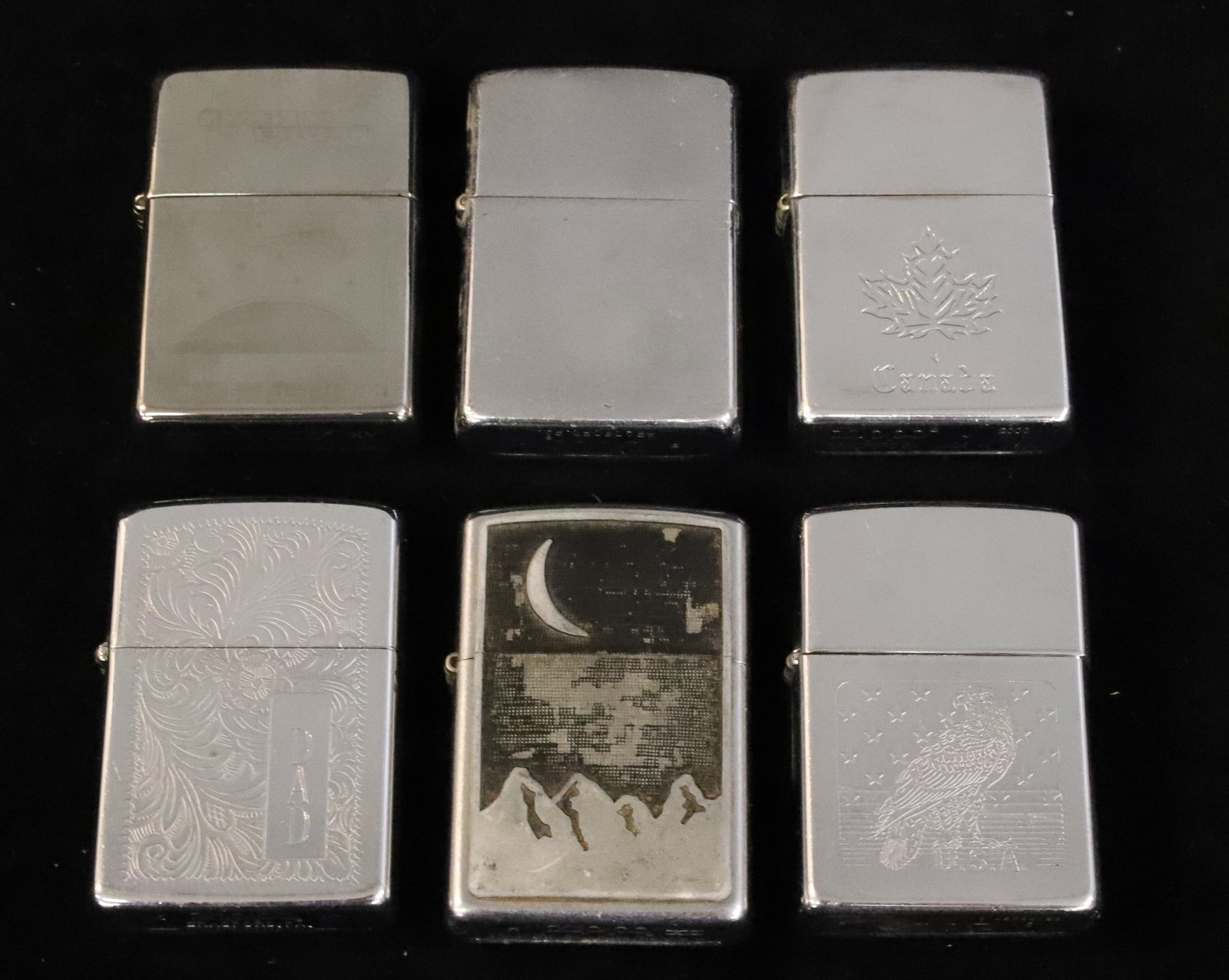 (6) Zippo Lighters (1 of 6)