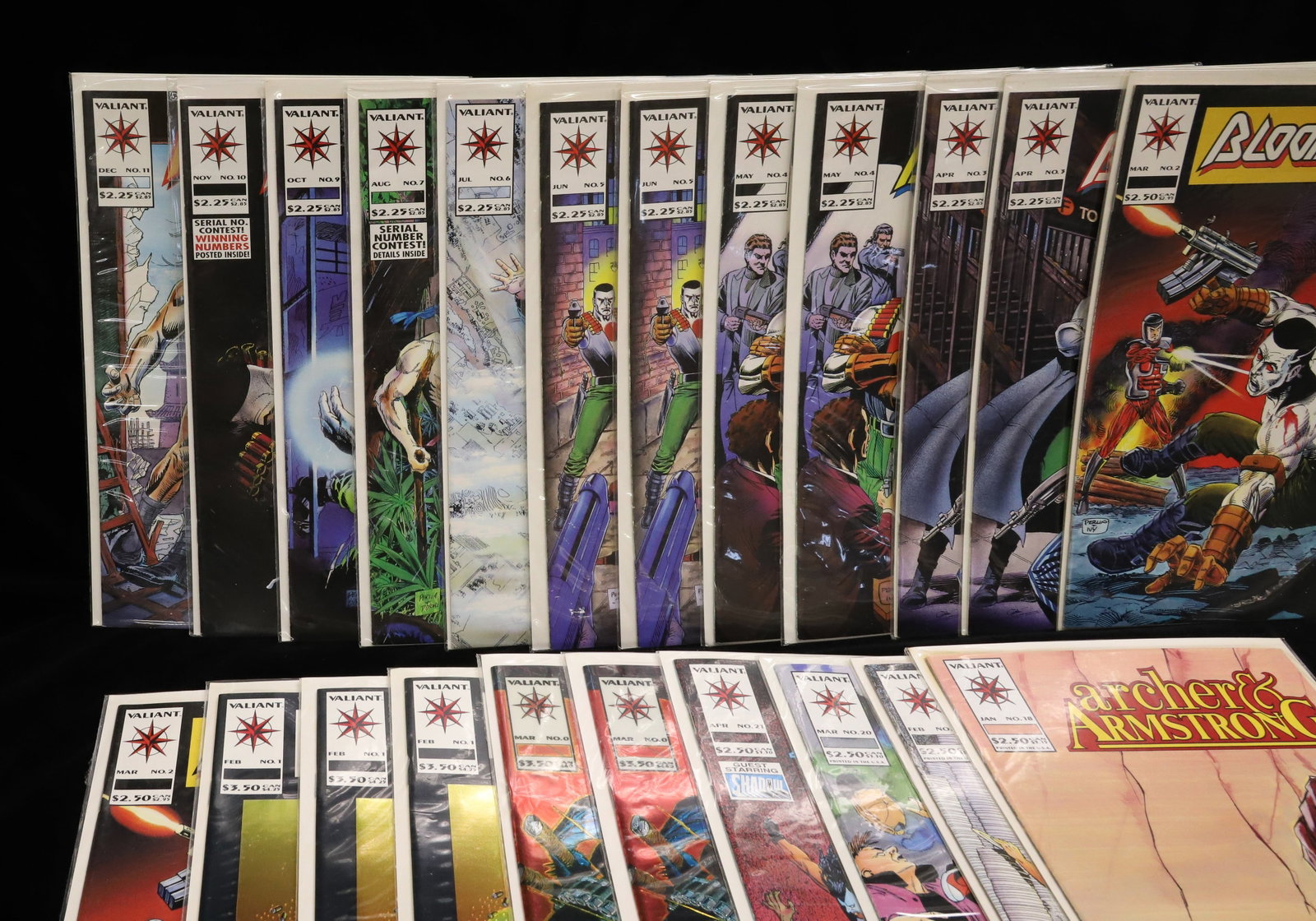 (22) Valiant comic books - 2