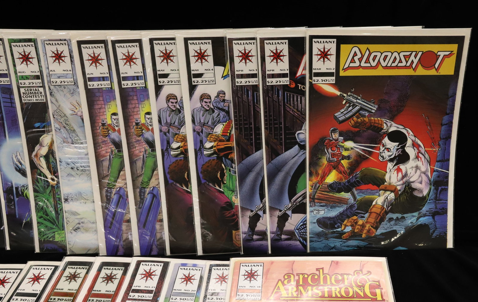 (22) Valiant comic books - 3