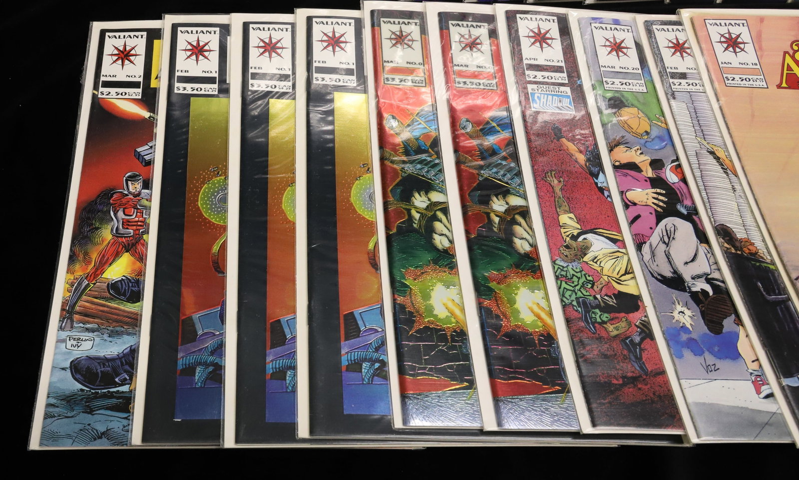 (22) Valiant comic books - 5