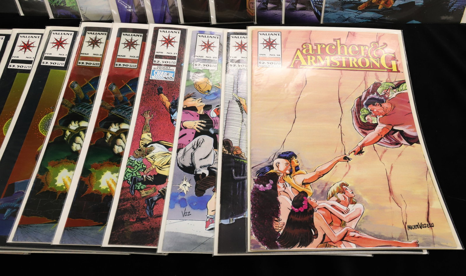 (22) Valiant comic books - 6