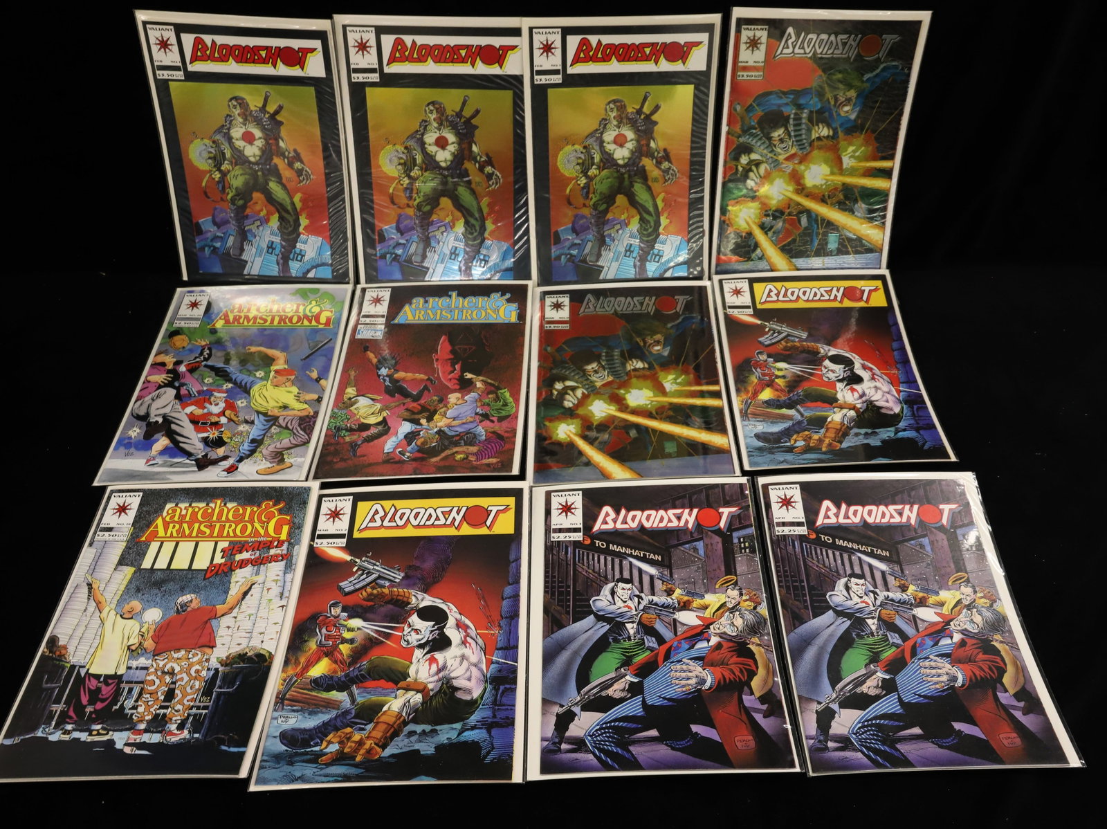 (22) Valiant comic books - 7