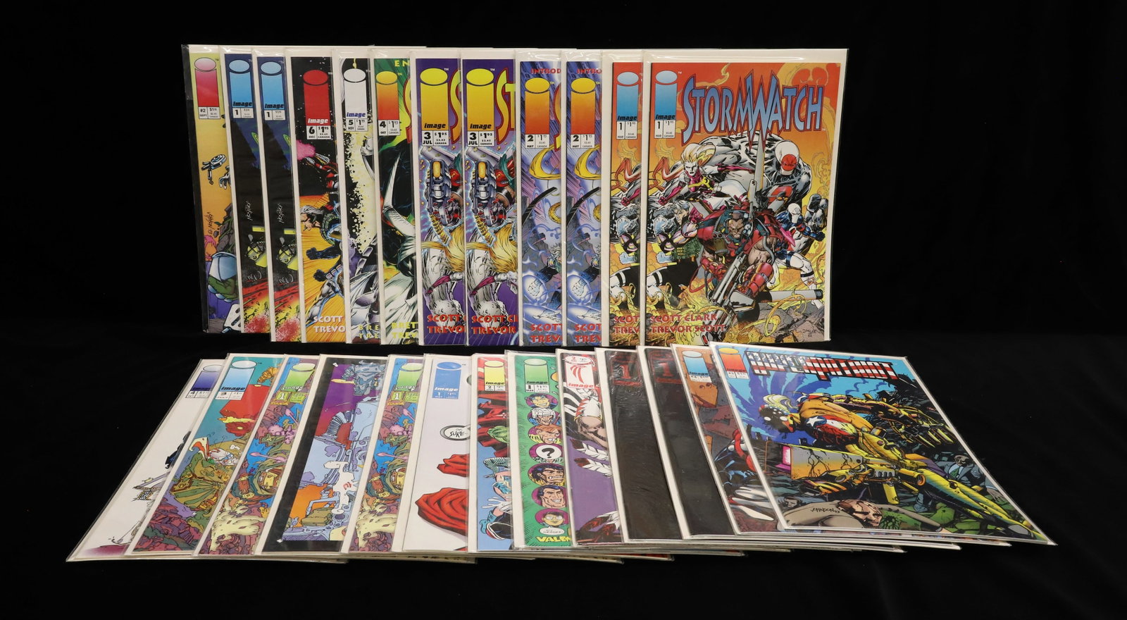 (26) Image comic books.: Including "StormWatch", "Super Patriot" and others PLEASE READ CAREFULLY - ITEMS MUST BE PAID FOR THROUGH LIVE AUCTIONEERS OR WITH CASH OR CHECK IN PERSON - Terms for Purchasing and Shipping of