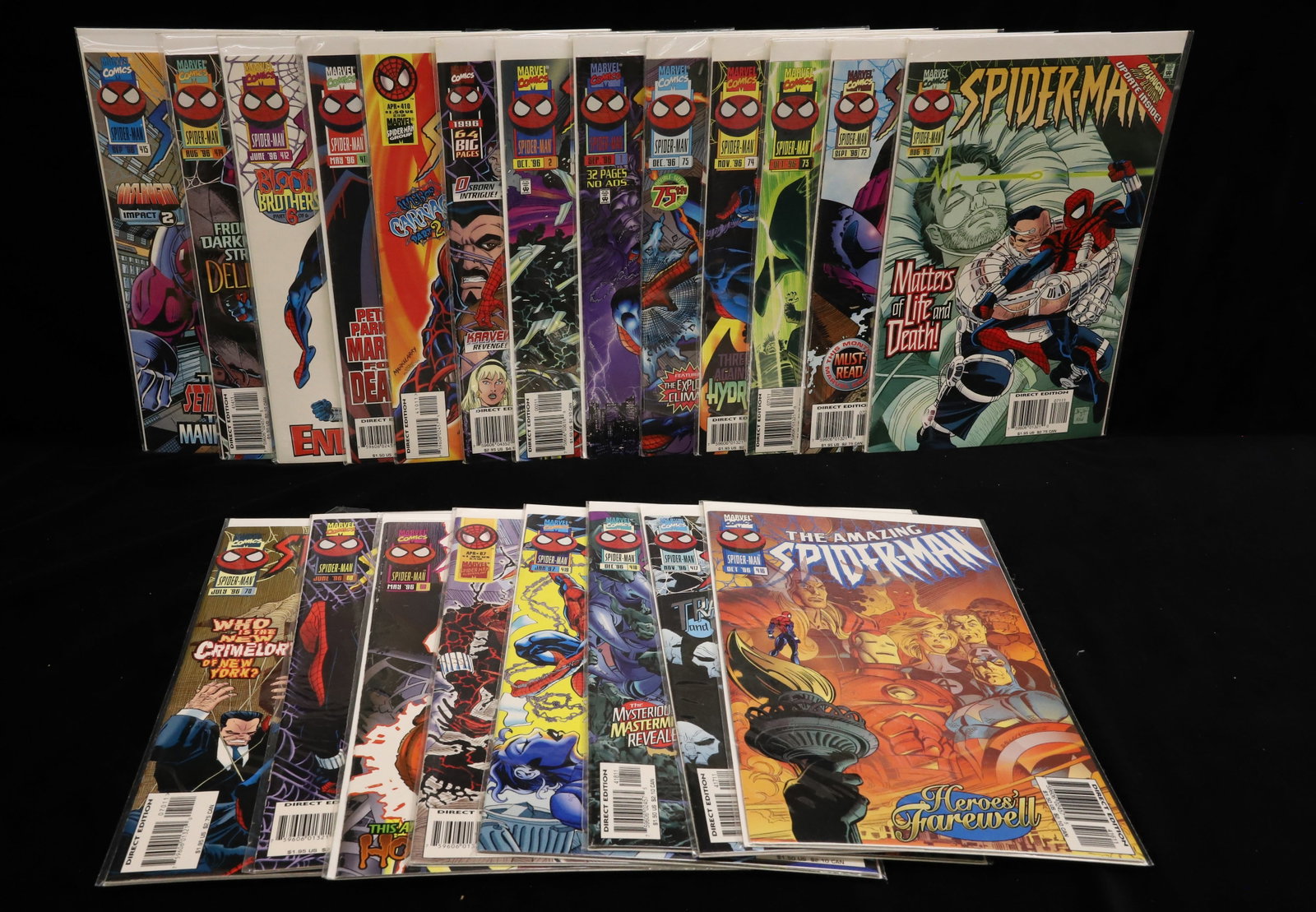(22) Marvel comic Spider-Man comic books (1 of 7)