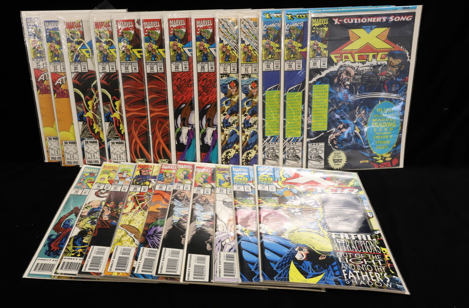 (23) Marvel comics comic books "X Factor": Various "X Factor" Editions PLEASE READ CAREFULLY - ITEMS MUST BE PAID FOR THROUGH LIVE AUCTIONEERS OR WITH CASH OR CHECK IN PERSON - Terms for Purchasing and Shipping of Auction Items. Please read