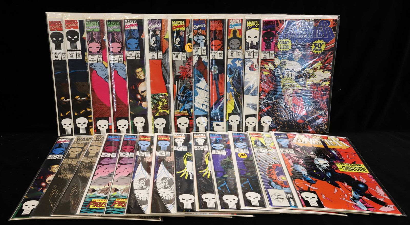 (25) Marvel Comics comic books "The Punisher-The Final Days": Lot of "The Punisher" comics PLEASE READ CAREFULLY - ITEMS MUST BE PAID FOR THROUGH LIVE AUCTIONEERS OR WITH CASH OR CHECK IN PERSON - Terms for Purchasing and Shipping of Auction Items. Please read