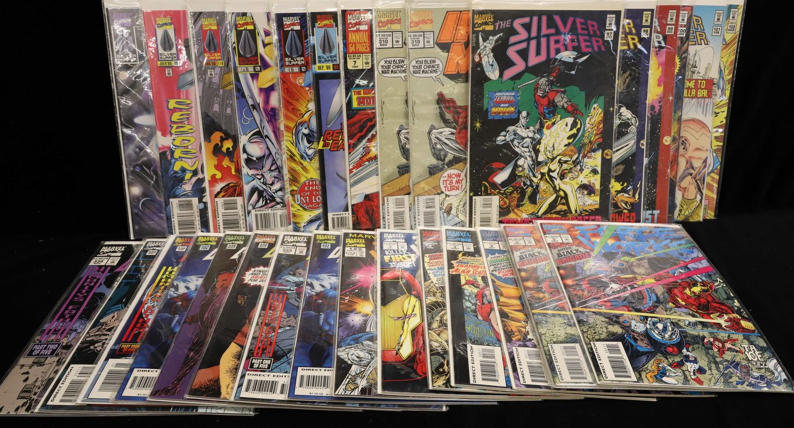 (31) Marvel comics comic books "The Silver Surfer " (1 of 10)