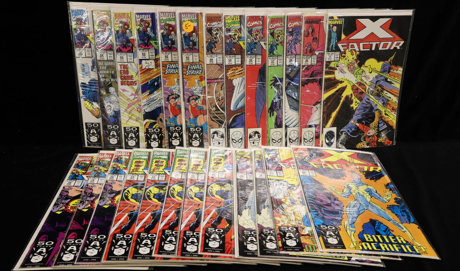 (25) Marvel comics comic books "X Factor": Lot of X Factor PLEASE READ CAREFULLY - ITEMS MUST BE PAID FOR THROUGH LIVE AUCTIONEERS OR WITH CASH OR CHECK IN PERSON - Terms for Purchasing and Shipping of Auction Items. Please read carefully