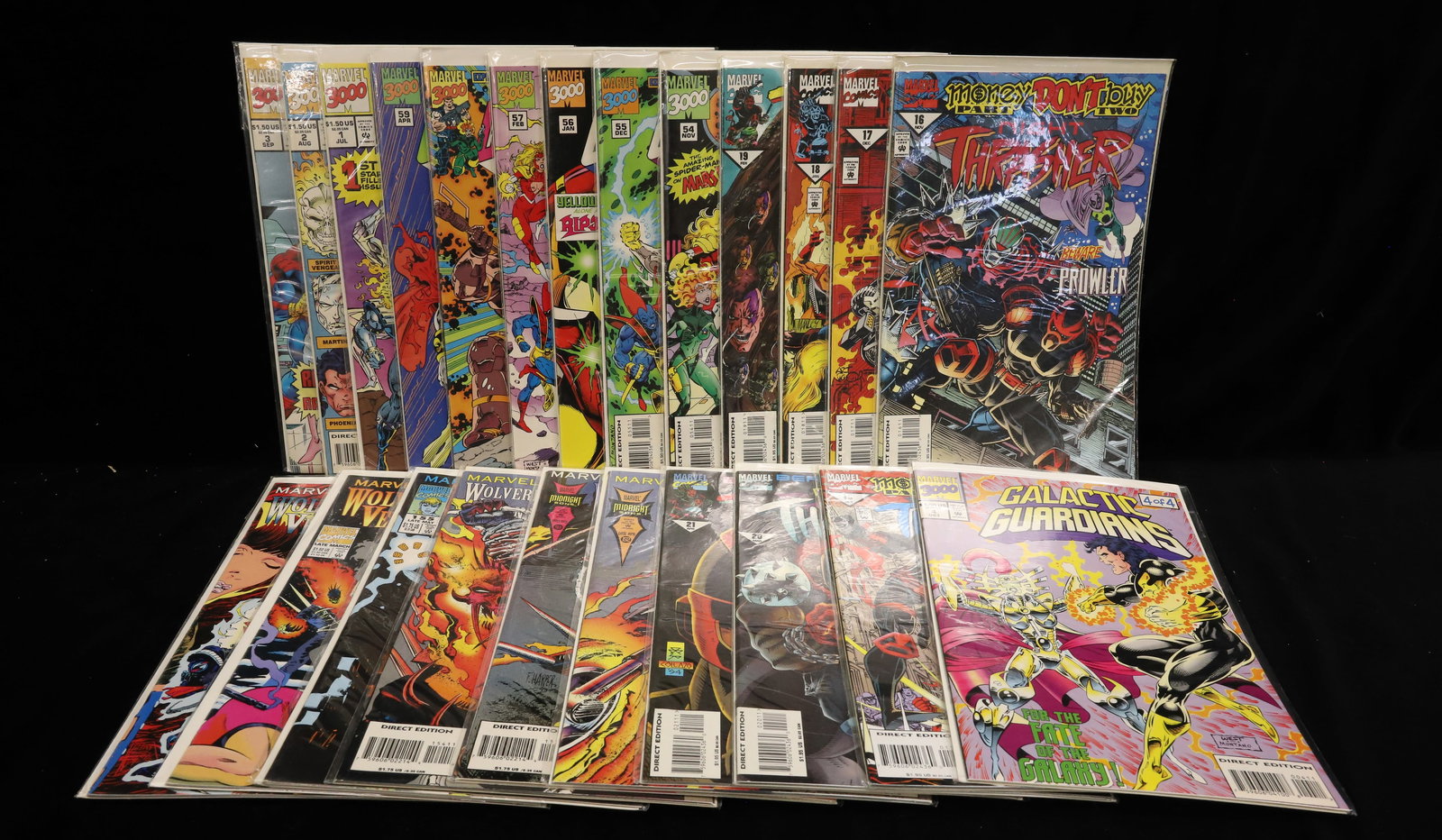 (23) Marvel comics comic books: Galactic Guardians, "Night Thrasher", "Guardians of the Galaxy", and others PLEASE READ CAREFULLY - ITEMS MUST BE PAID FOR THROUGH LIVE AUCTIONEERS OR WITH CASH OR CHECK IN PERSON - Terms for