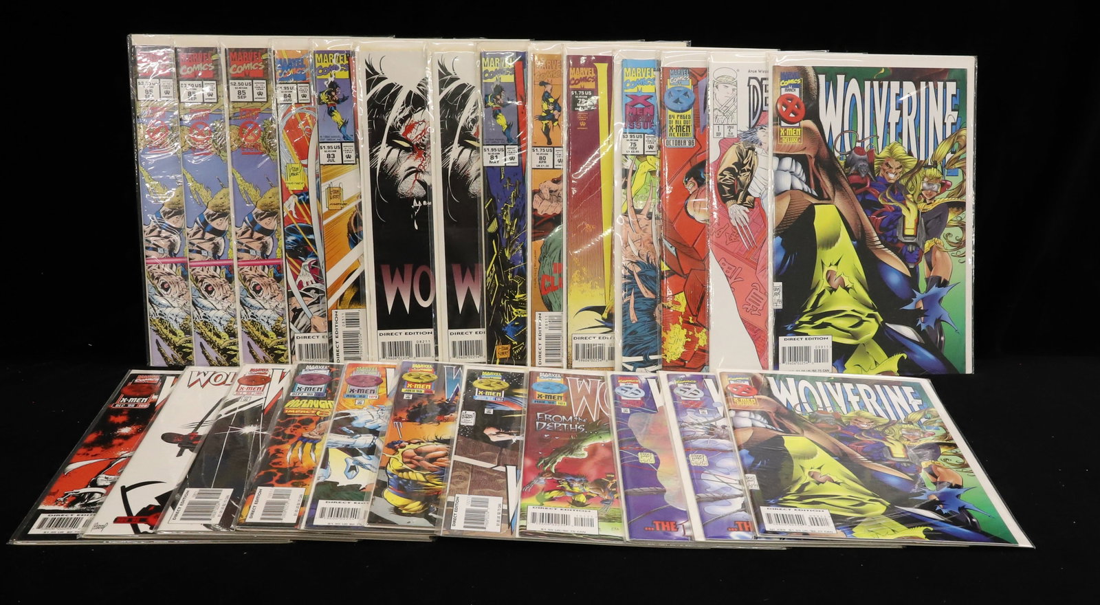 (25) Marvel comics comic books "Wolverine": Various "Wolverine" comics PLEASE READ CAREFULLY - ITEMS MUST BE PAID FOR THROUGH LIVE AUCTIONEERS OR WITH CASH OR CHECK IN PERSON - Terms for Purchasing and Shipping of Auction Items. Please read