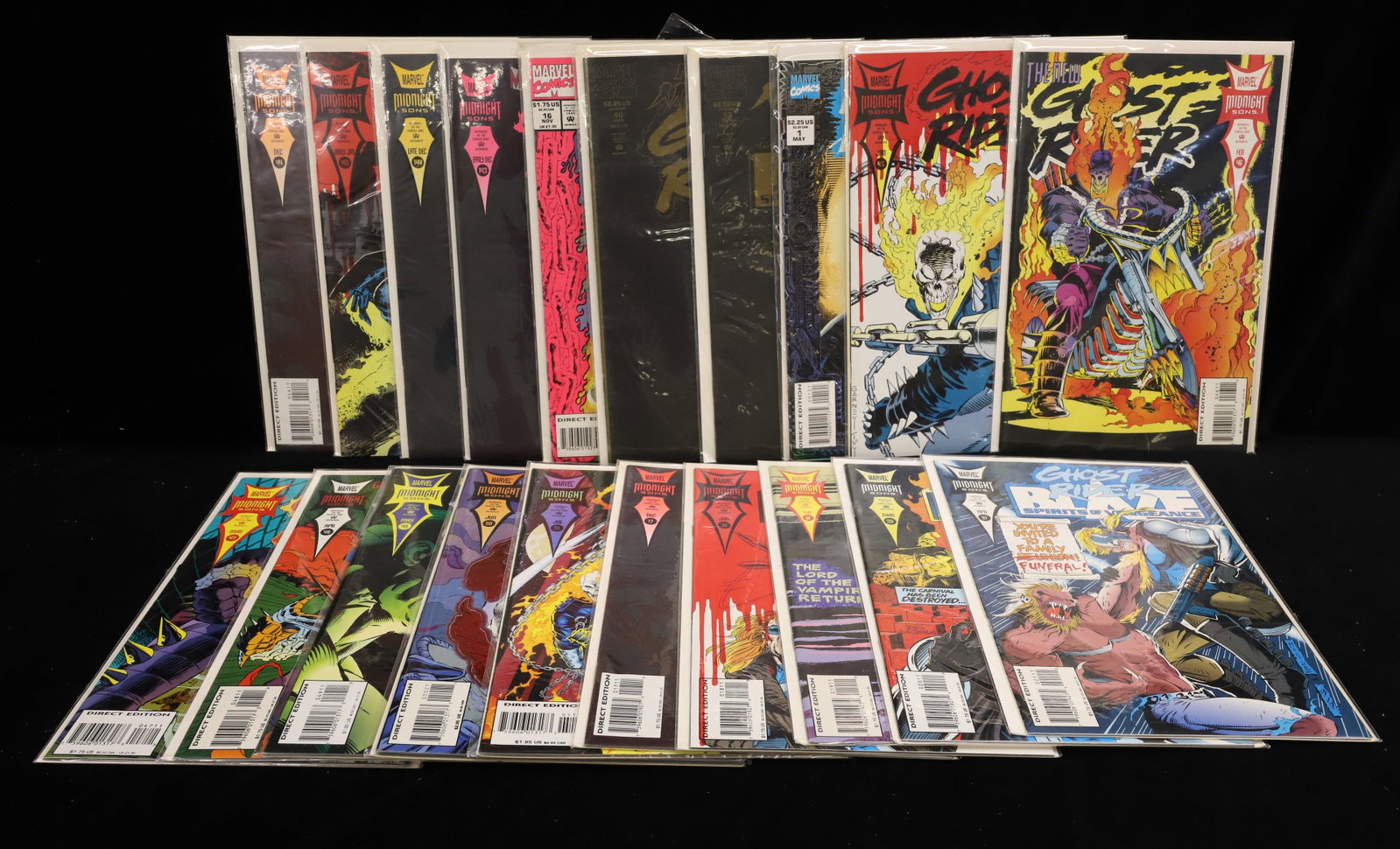 (20) Marvel comics (Midnight Sons) comic books "Ghost Rider" (1 of 10)