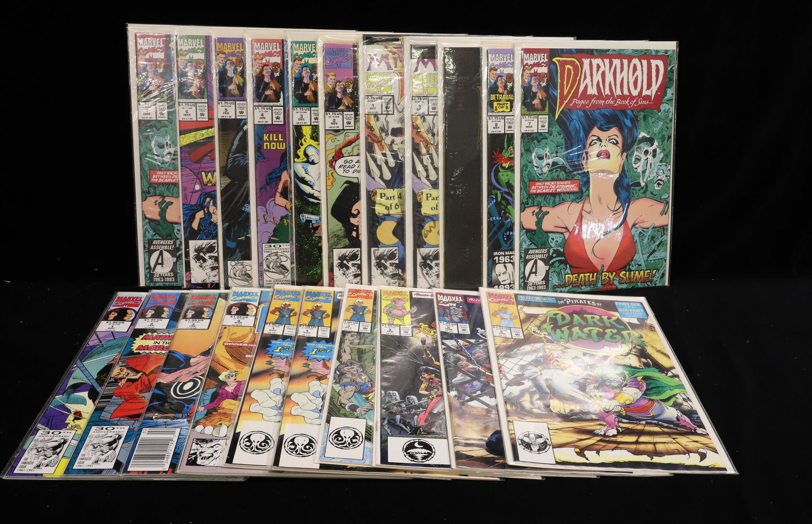 (21) Marvel comics comic books: (11) "Darkhold, (5) "The Destroyer", & (5) "Dark Water" comics PLEASE READ CAREFULLY - ITEMS MUST BE PAID FOR THROUGH LIVE AUCTIONEERS OR WITH CASH OR CHECK IN PERSON - Terms for Purchasing and