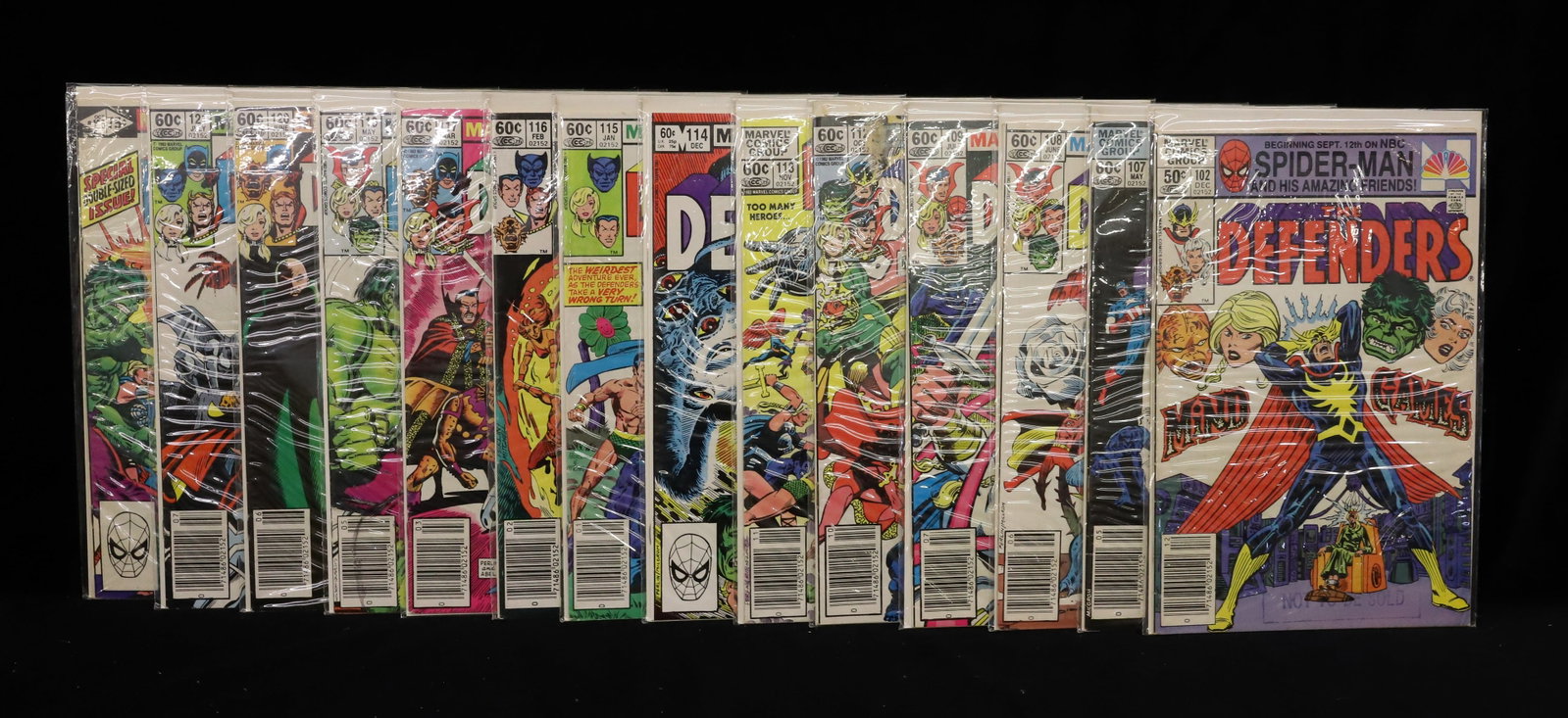 (14) Marvel comics group comic books "The Defenders": The Defenders, Death Stalks, and others PLEASE READ CAREFULLY - ITEMS MUST BE PAID FOR THROUGH LIVE AUCTIONEERS OR WITH CASH OR CHECK IN PERSON - Terms for Purchasing and Shipping of Auction Items. Pl