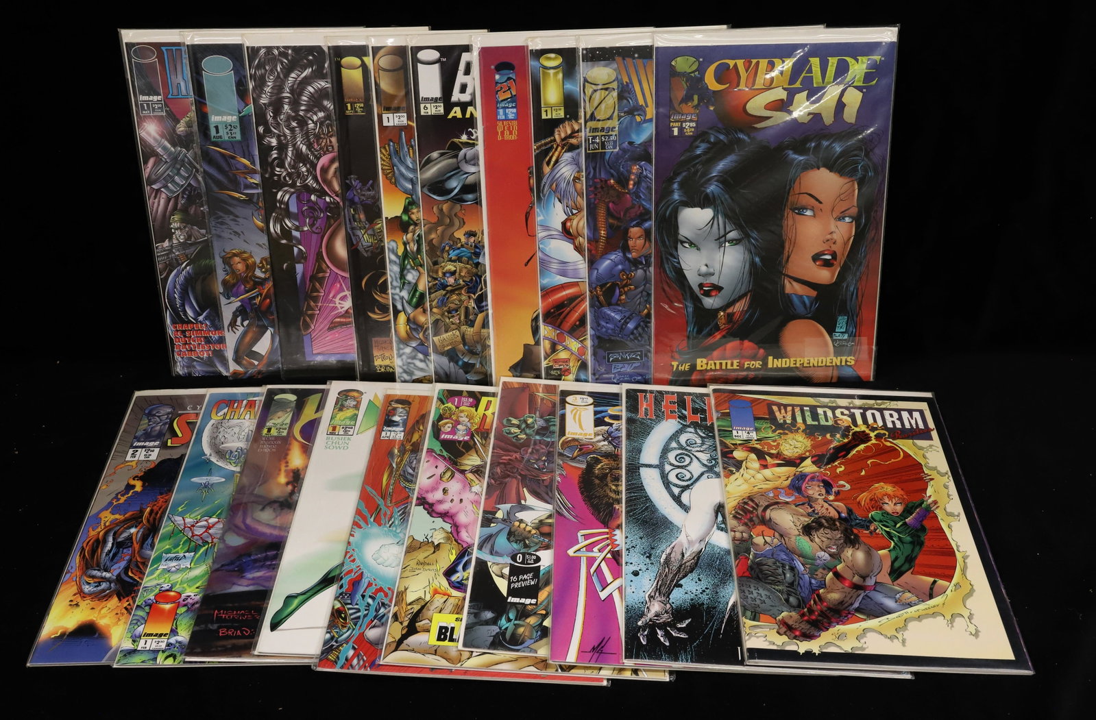 (20) Image comic comic books, one with a double issue (1 of 6)