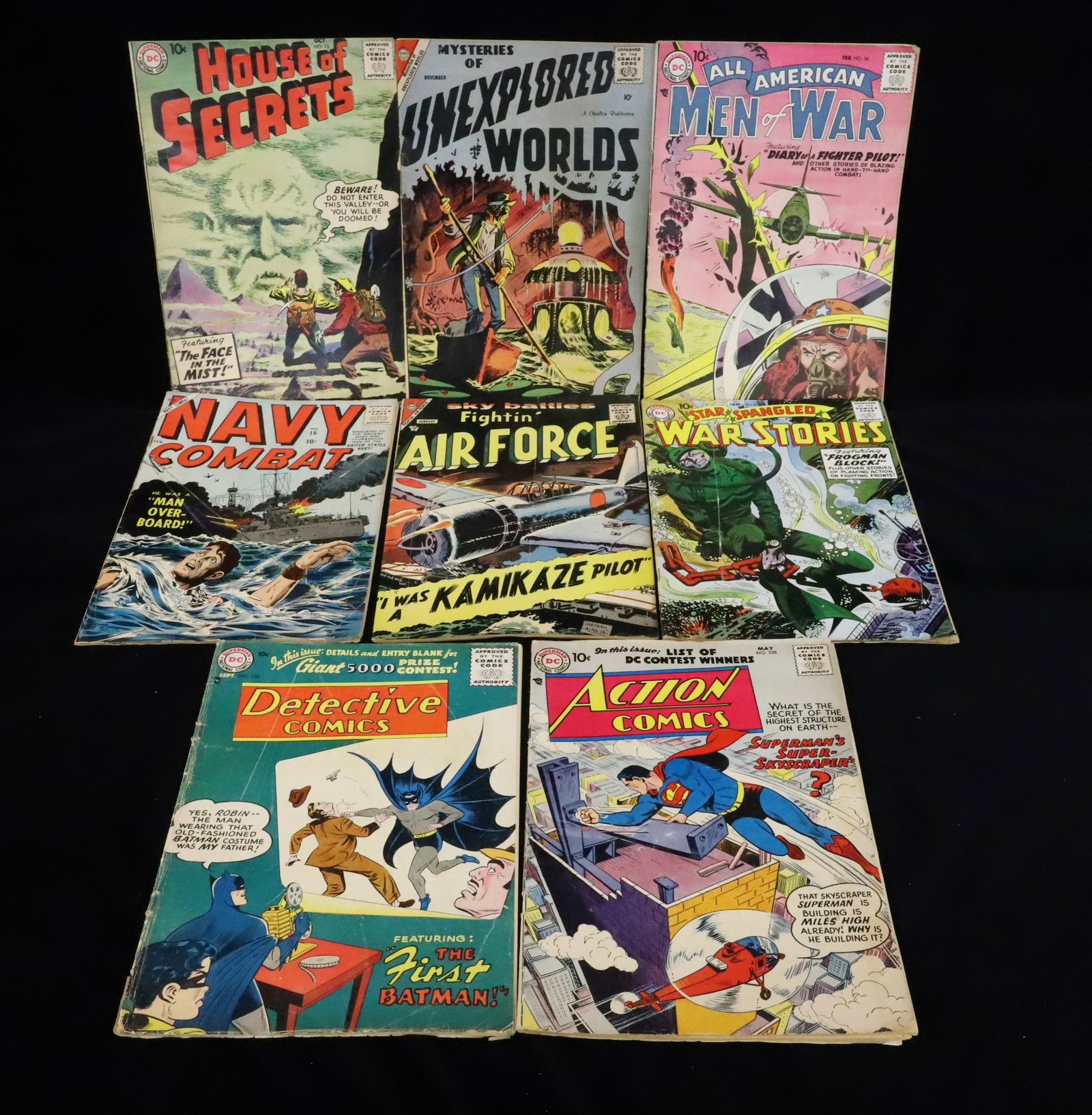 (8) Vintage Comic Books, Superman DC Comics and MORE (1 of 5)