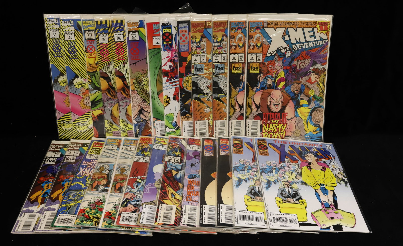 (26) Marvel comics comic books "X-Men": Various X-Men comic books PLEASE READ CAREFULLY - ITEMS MUST BE PAID FOR THROUGH LIVE AUCTIONEERS OR WITH CASH OR CHECK IN PERSON - Terms for Purchasing and Shipping of Auction Items. Please read
