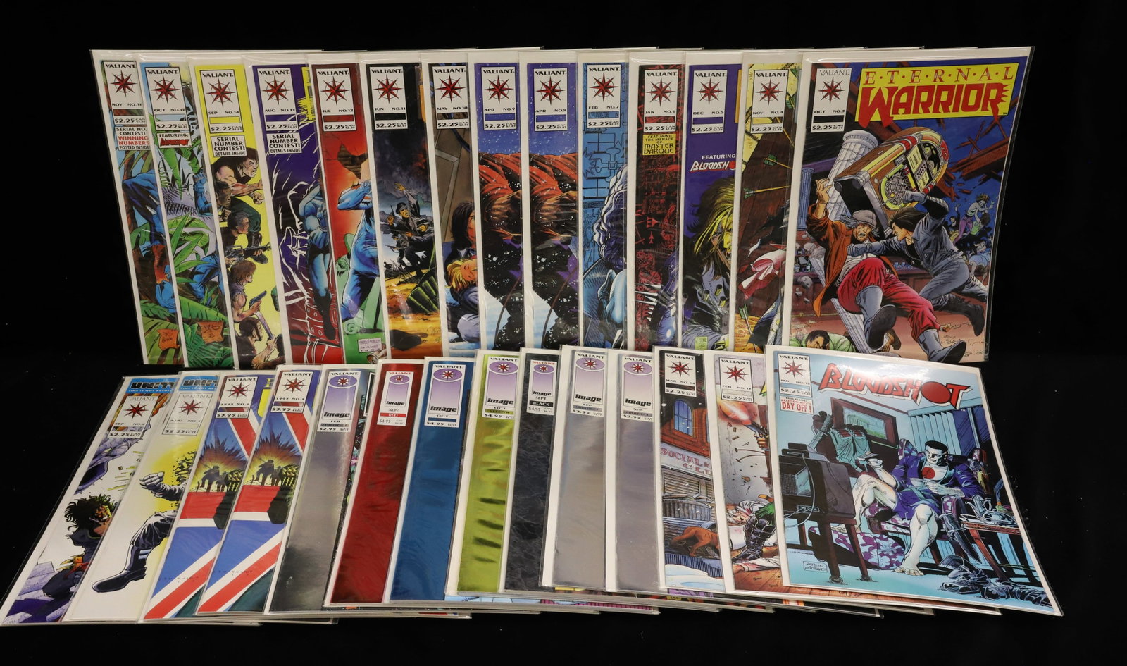 (28) Valiant comic comic books. (1 of 6)