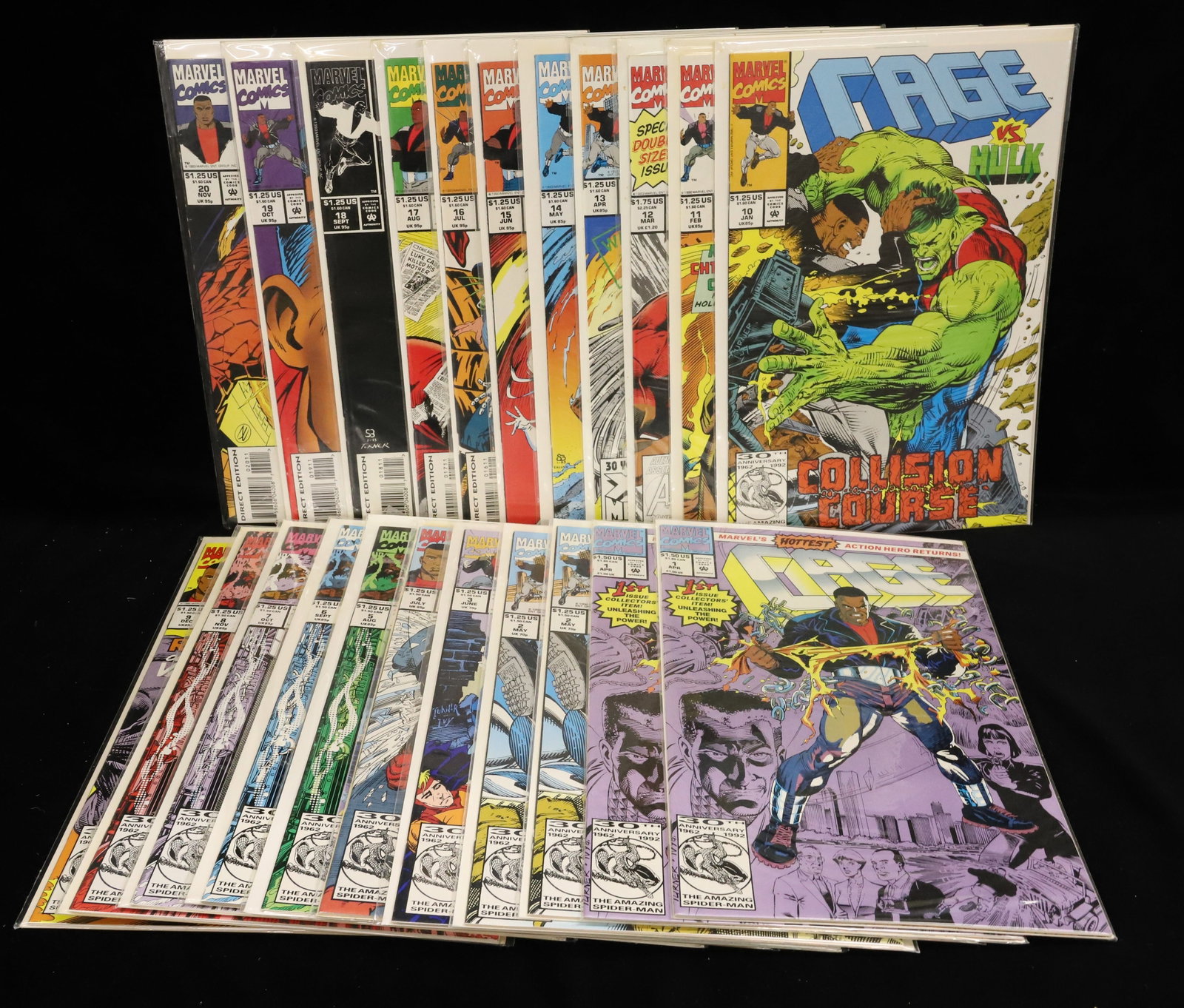 (22) Marvel comics comic "Cage": Cage comics (On a Rampage, The Evil And the Cure, etc.) PLEASE READ CAREFULLY - ITEMS MUST BE PAID FOR THROUGH LIVE AUCTIONEERS OR WITH CASH OR CHECK IN PERSON - Terms for Purchasing and Shipping of