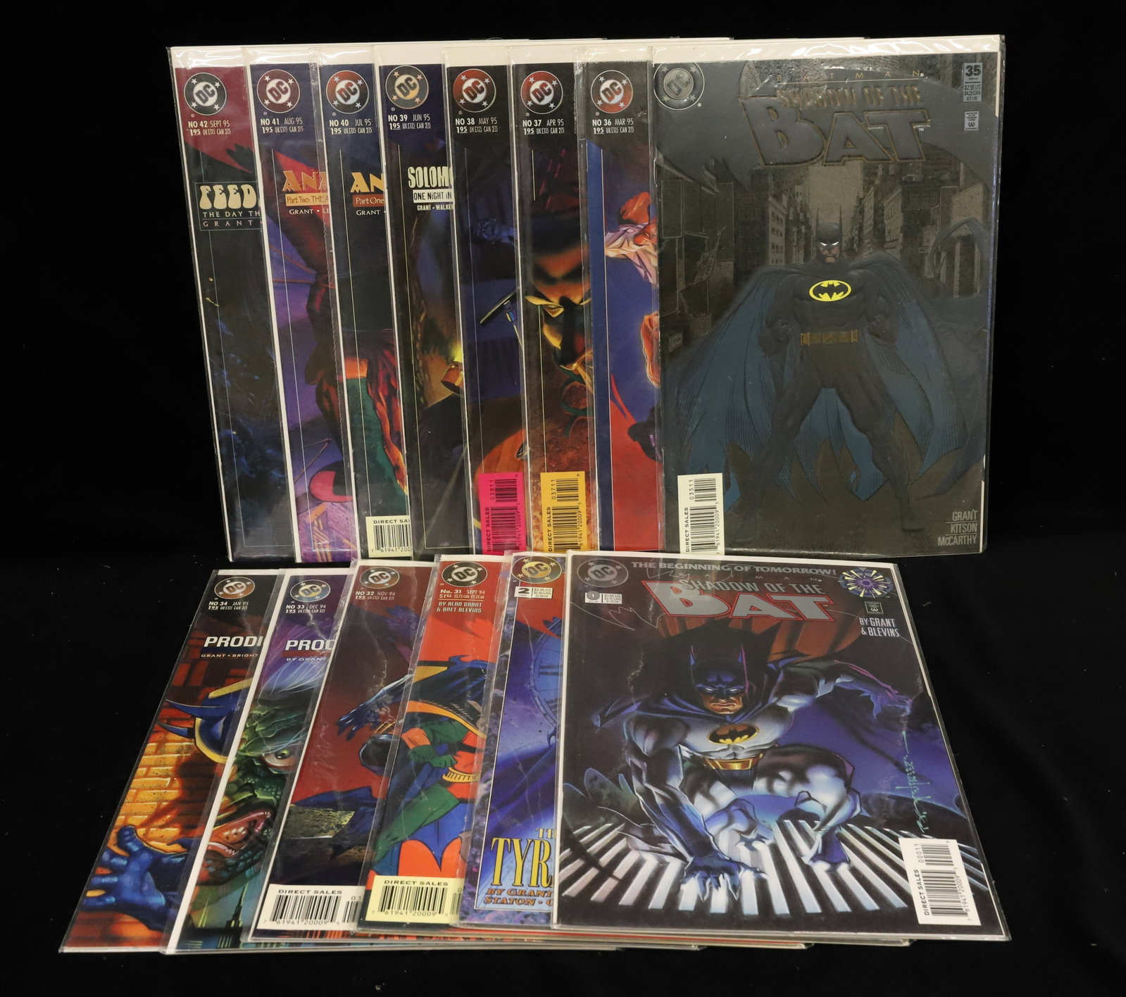 (14) DC comics comic books "Batman, Shadow Of The Bat": Batman Shadow of the Bat PLEASE READ CAREFULLY - ITEMS MUST BE PAID FOR THROUGH LIVE AUCTIONEERS OR WITH CASH OR CHECK IN PERSON - Terms for Purchasing and Shipping of Auction Items. Please read