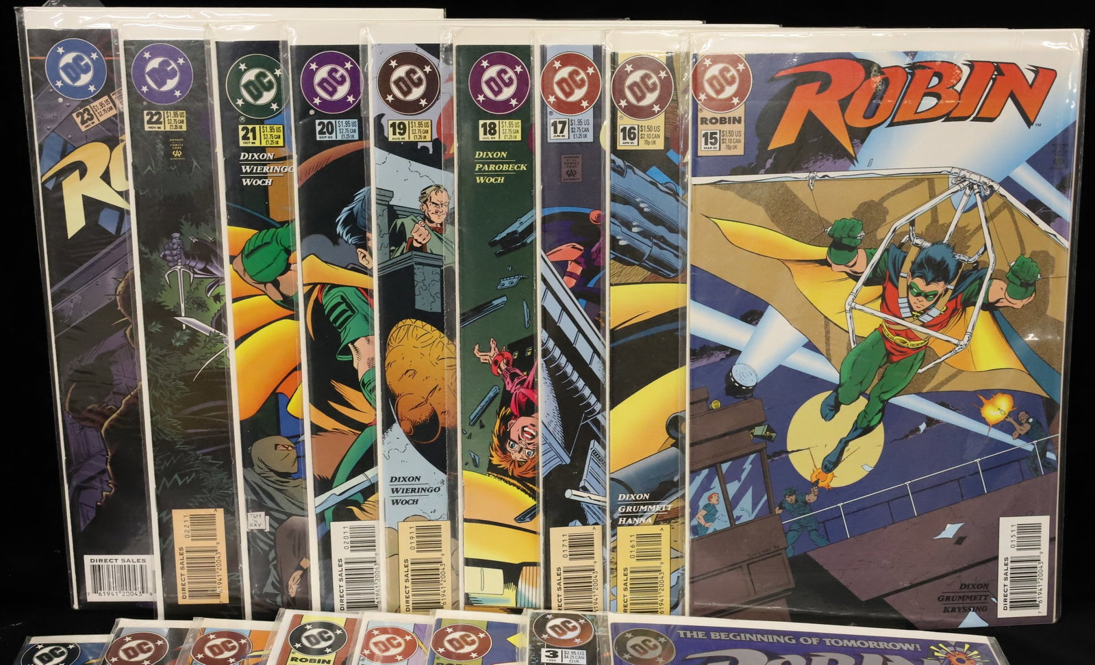 (17) DC comics comic books "Robin" - 2
