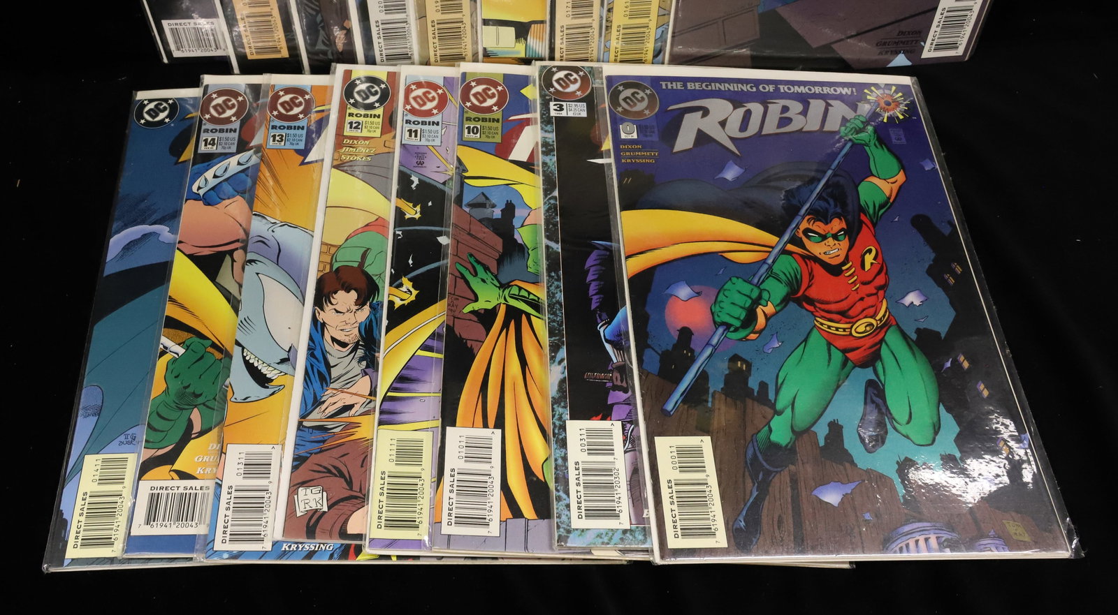 (17) DC comics comic books "Robin" - 3