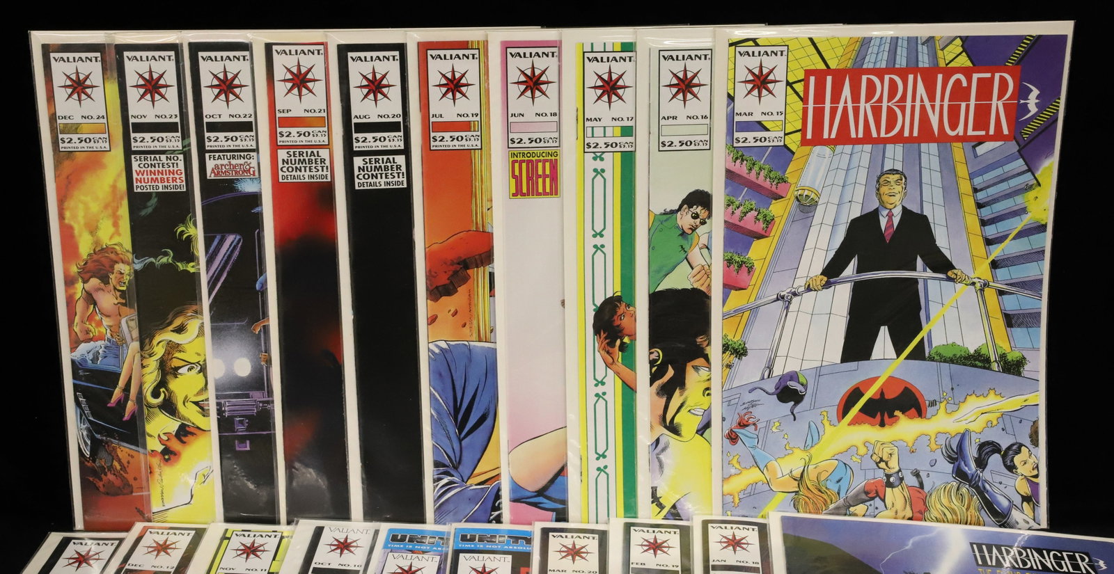 (20) Valiant comics comic books "Harbinger" - 2