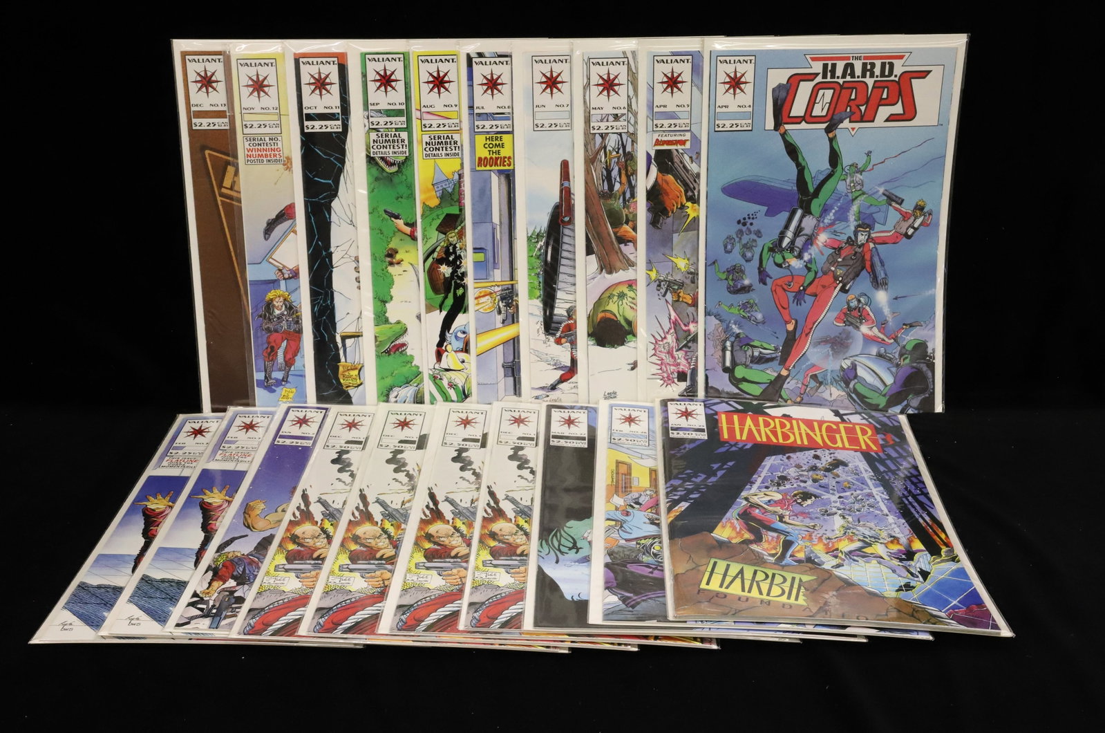 (20) Image comics comic books: (17) "H.A.R.D. Corps" and (3) "Harbinger" comics PLEASE READ CAREFULLY - ITEMS MUST BE PAID FOR THROUGH LIVE AUCTIONEERS OR WITH CASH OR CHECK IN PERSON - Terms for Purchasing and Shipping of Auction