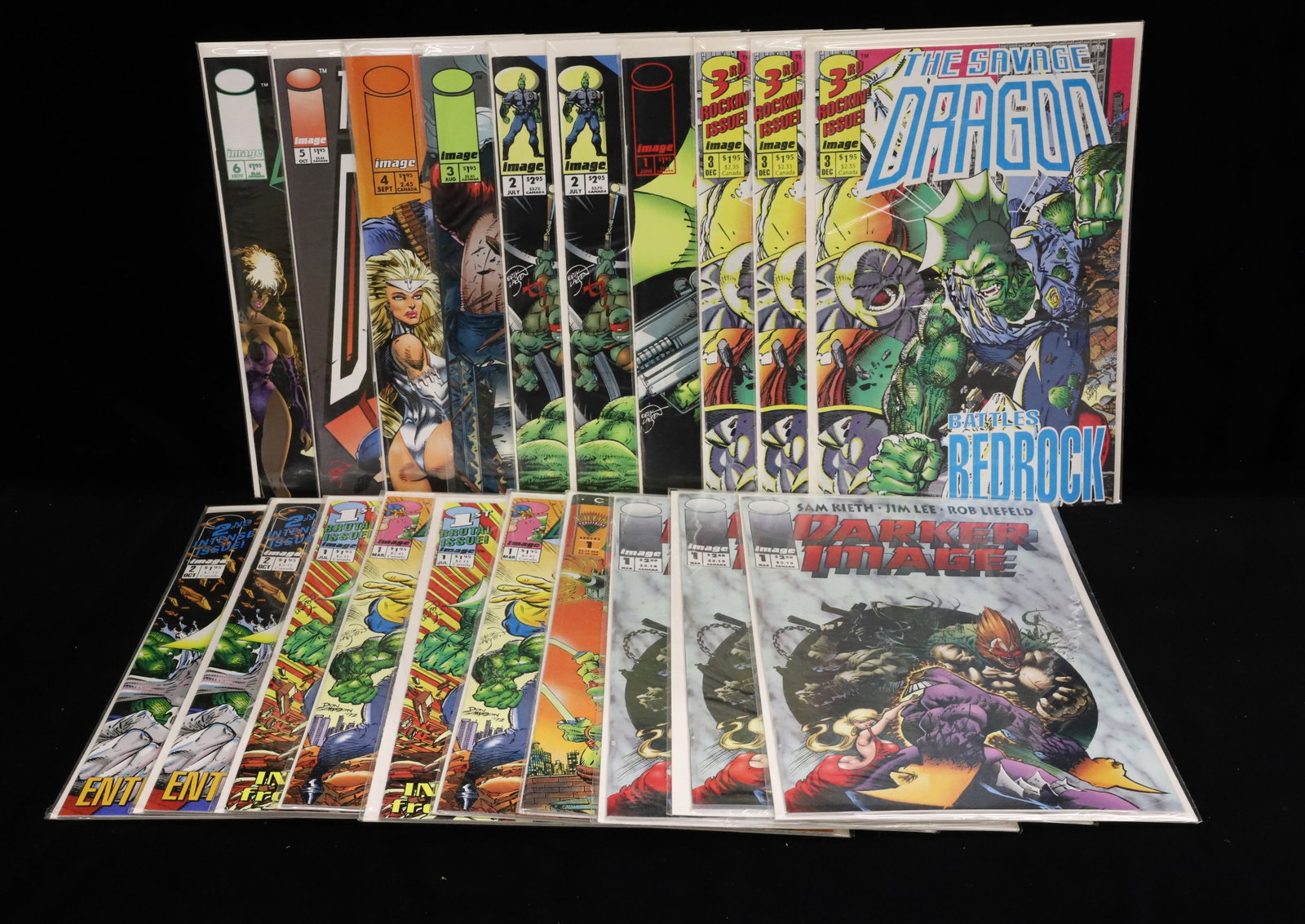 (20) Image comics comic books "The Savage Dragon": (17) "Savage Dragon" and (3) "Darker Image" comics PLEASE READ CAREFULLY - ITEMS MUST BE PAID FOR THROUGH LIVE AUCTIONEERS OR WITH CASH OR CHECK IN PERSON - Terms for Purchasing and Shipping of Auctio
