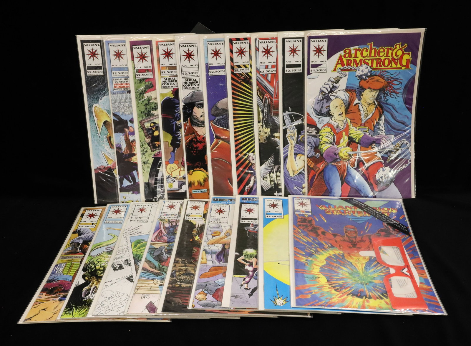 (19) Valiant comics comic books "Archer & Armstrong": Archer & Armstrong from Valiant Comics PLEASE READ CAREFULLY - ITEMS MUST BE PAID FOR THROUGH LIVE AUCTIONEERS OR WITH CASH OR CHECK IN PERSON - Terms for Purchasing and Shipping of Auction Items.